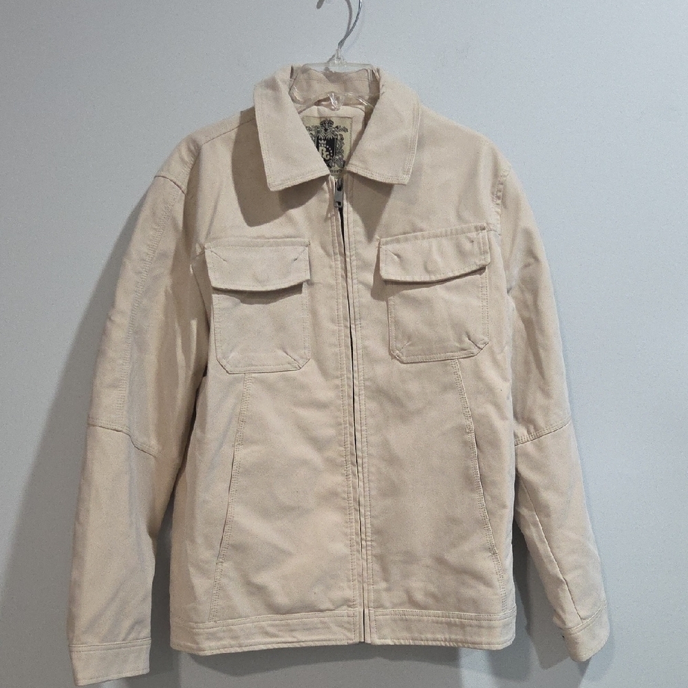 Bleu Grandeur Men's Beige  Jacket  Sz L NEW WITH TAG